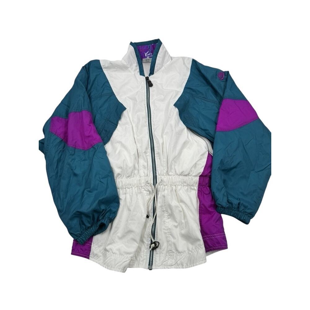 Nike Vintage 90s Color block windbreaker Jacket - Picture 2 of 5